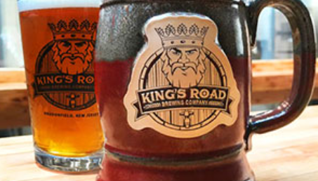 King's Road glasses of beer